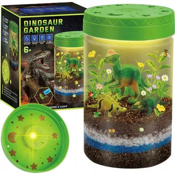 Obraz Experimentální sada Dinosaří zahrada s LED lampičkou a rostlinami
