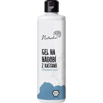 Gel na nádobí z kaštanů Citronová tráva Natasha 0,5 l