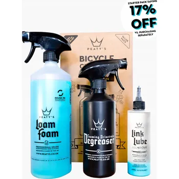 Olejnička Univerzální sada Peaty's Clean Degrease Lube Pack 1620 ml