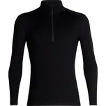 Pánská funkční mikina Icebreaker M 260 Tech LS Half Zip Velikost: XL / Barva: černá