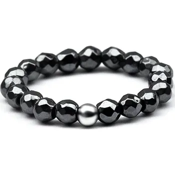 Prsten AGATO Minerální prsten s hematitem POL-R13 Velikost: 49 -52 (1,40 g)