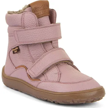Dívčí zimní obuv Froddo Barefoot dětské kožené zimní boty G3160246-7 Pink Velikost: 34