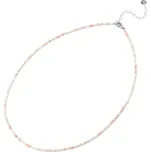 AGATO Minerální náhrdelník s růžovým opálem POL-N10/47L