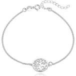 AGATO Stříbrný náramek se stromem života AGB409/21