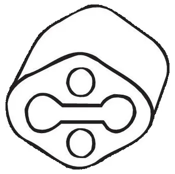 Držák, výfukový systém BOSAL 255-891