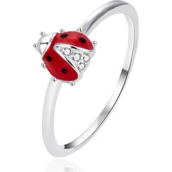 Prsten AGATO Dětský stříbrný prsten s beruškou AGT-RD03