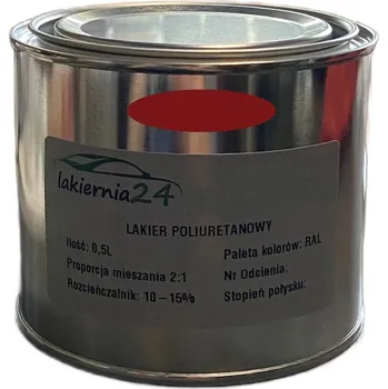 barva na kov Barva Průmyslová polyuretanová barva, polyuretanový lak matný 0,5l 2:1 RAL 3011