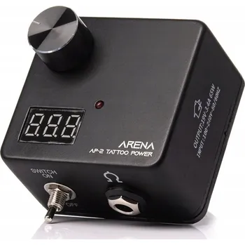 Napájecí adaptér pro na tetování strojky Arena AP-2 P1300-1, černý