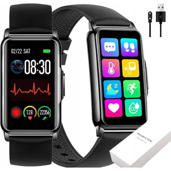 Chytré hodinky Chytrý náramek Rubicon RNCF04 černý