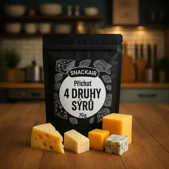 Koření SnackAir Slaná příchuť 4 druhy sýrů 70 g