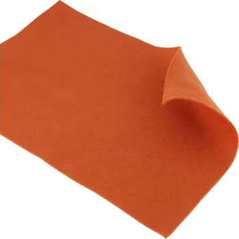 Barevná dekorační plsť A4 - 166g/m2 - 15 - rezavá