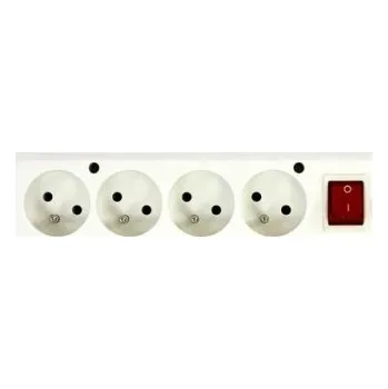 Elektrická zásuvka Zásuvka, Prodlužovací přívod podlahový Sigma bílá
