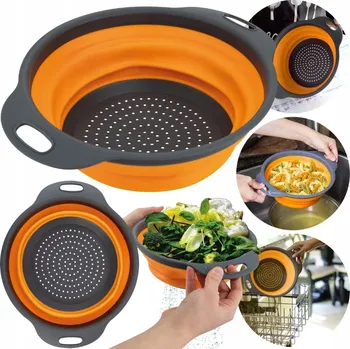 Cedník a síto Skládací silikonové sítko Vergionic