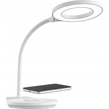 Lampička Stolní lampička Krislamp BÍLÁ stolní LAMPA s výkonem až 7 W