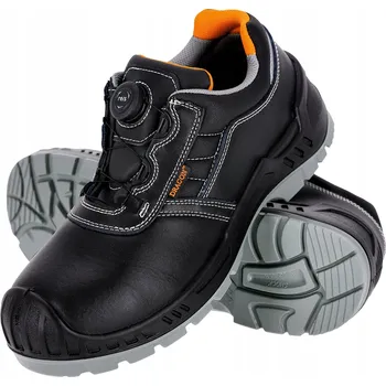 Pracovní obuv Bezpečnostní polobotky kožené s ocelovou špičkou Reis TITAN-GLAT-P BP vel. 42