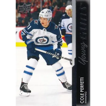 Karetní hra insert RC karta COLE PERFETTI 21-22 UD Ser. 2 Young Guns číslo 466