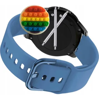 Pouzdro na mobilní telefon Řemínek Řemínek pro Samsung Galaxy Watch 5 Pro 45mm, Silikonový Modrý Smyčka