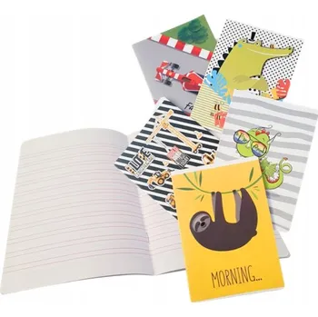 Sešit Sešit do školy A5, 16 listů, linkovaný (3 linky), 20 kusů - Skvělé školní sešity