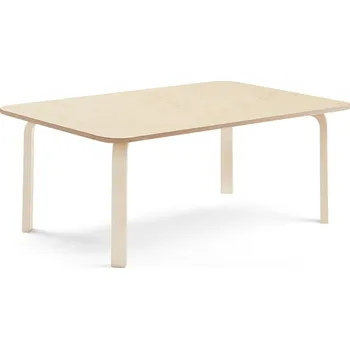 Zahradní stůl Stůl ELTON, 1800x700x530 mm, bříza, akustické linoleum, béžová