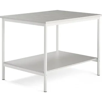 Dílenský stůl Pracovní stůl, 1200x900 mm, šedá, bílá