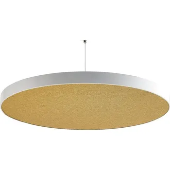 Paraván Akustický panel GRACE, kruh, Ø780x52 mm, závěsný, žlutá