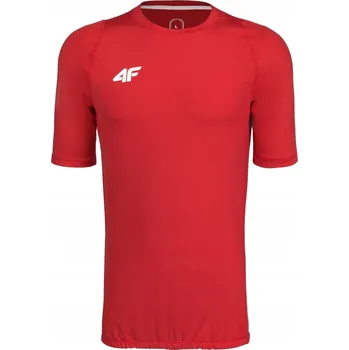 Pánské tričko Tréninkové tričko s krátkým rukávem 4F L červené