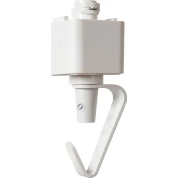 Bodové svítidlo Lucide TRACK Závěsný adaptér - 1-okruhový Systém osvětlení kolejí - Bílý (prodloužení)