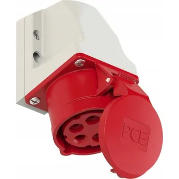 Elektrická zásuvka Elektrická Zásuvka hermetická Pce červená