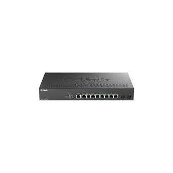 Počítačové příslušenství D-LINK Switch 8MG 2SFP+ PoE+ 240W 8x100/1000/2.5G 2xSFP+ L2+managed (DMS-1250-10SP/E)