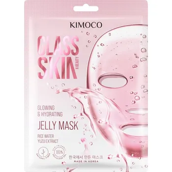 Pleťová maska Kimoco Glass Skin Pleťová textilní maska, rozjasňující a hydratační