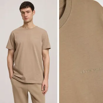 Pánské oblečení Pánské tričko tričko DIVERSE BASEE 1 béžové XL