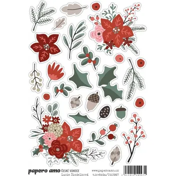 samolepka Papero amo České Vánoce / Vánoční hvězda