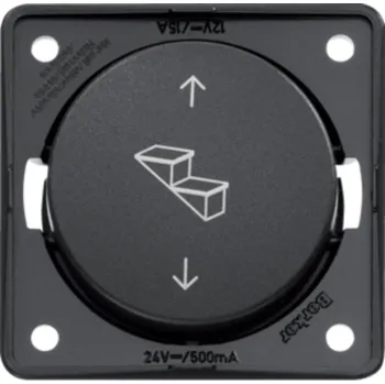 vypínač Kolébkový spínač Berker INTEGRO v antracitové barvě