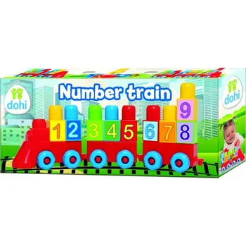 ostatní stavebnice Stavebnice Vláček plastový s čísly