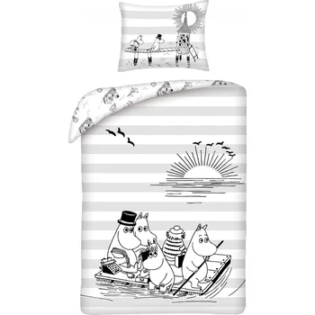 Povlečení Halantex Povlečení - Moomin Boat 140x200, 50x70 cm (100% Cotton)