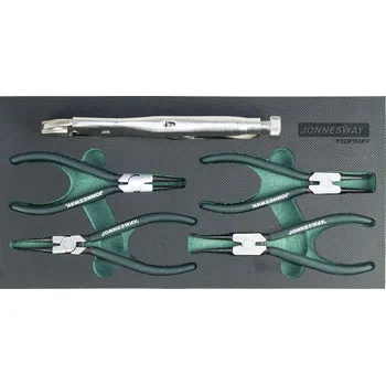 Auto-moto Modul pěnový - kleště seger 180 mm a samosvorné, sada 5 ks - JONNESWAY P32M105KV