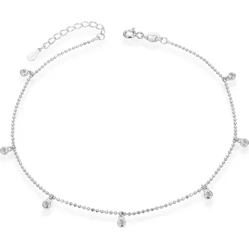 Náramek AGATO Stříbrný náramek se zirkony AGB772/21