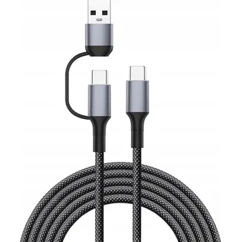 Datový kabel Kabel Interlook USB typ C - USB typ C 1 m černý