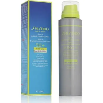 Přípravek na opalování Shiseido Sports Invisible Protective Mist SPF50+ opalovací mlha ve spreji 150 ml