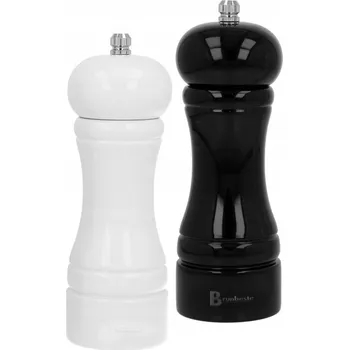 Kuchyňský mlýnek Ruční mlýnek Brunbeste dřevěný 1 g sada 2 ks bílý, černý