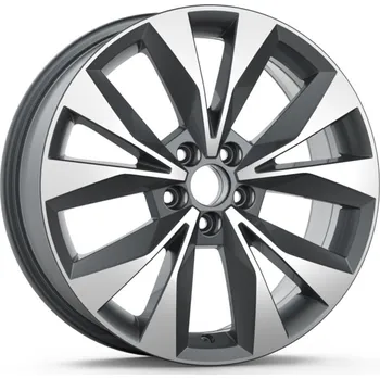 Alu kolo Škoda Auto GENEVA 6,5x17 5x100 ET40 antracitová metalíza