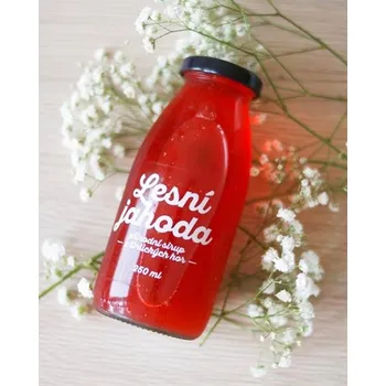 Sirup Gastro story s.r.o. Sirup 40 mililitrů lesní jahoda 0,75 l