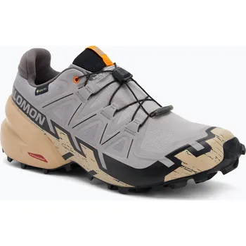 Pánská běžecká obuv Pánské běžecké boty Salomon Speedcross 6 GTX gull/white pepper/black