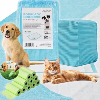toaleta pro psa Absorpční podložky a rohože pro psy ALLEMED 50 ks
