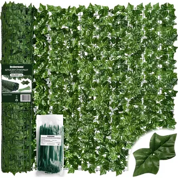 umělý živý plot UMĚLÝ ŽIVÝ PLOT BŘEČŤAN NA OPLOCENÍ BALKON STĚNU SÍŤ 3 m x 50 cm
