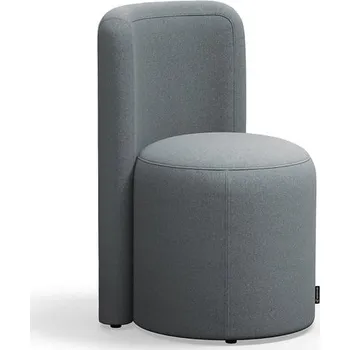 Pohovka Taburet VARIETY, s opěradlem, potahová látka Pod CS, stříbrnošedá