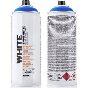 Barva ve spreji Montana White sprej 400ML bílý WHT-5060 Bavaria Blue