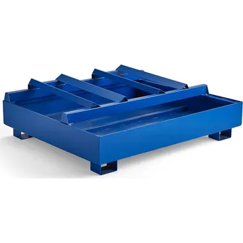 Sorbent Záchytná vana na 2 ležící sudy, 1250x1250x470 mm, 310 l