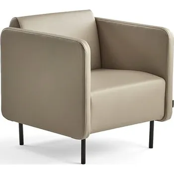 Pohovka Křeslo CLEAR, syntetická kůže, taupe