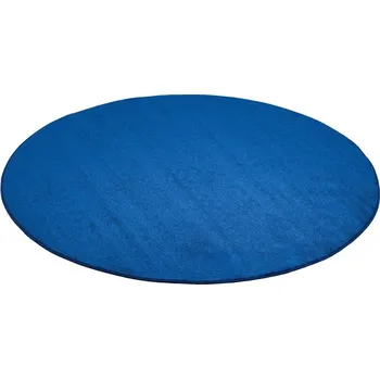 Koberec Kulatý koberec KALLE, Ø2500 mm, modrý